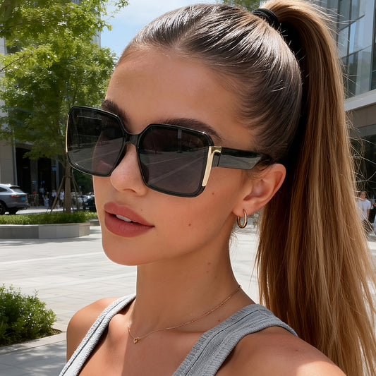 Unisex Retro UV400 Sunglasses with Composite Frame