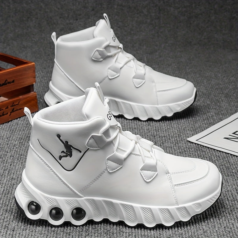 [sneakers] Men'S Mid-Top Basketball Shoes for Outdoor Fashion Trends