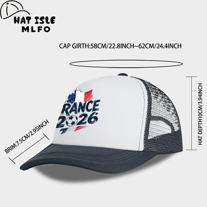 2026 France Football Printed Adjustable Baseball Cap