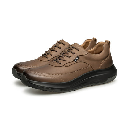 Men's Casual Leather Shoes Lightweight Shock-Absorbing Spring/Fall