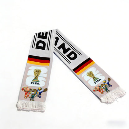 Germany 2026 World Cup Football Scarf – Fan Essential Polyester Knit