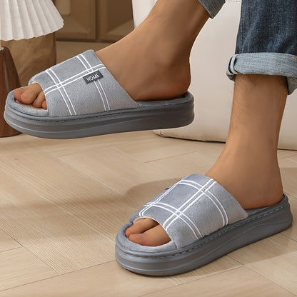 Men's Summer Indoor Casual Slip-On Fabric Slippers