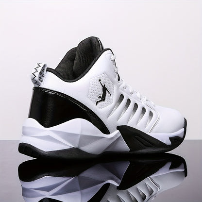 [sneakers] Extra-Large Outdoor Trail Shoes for Men, Featuring Slip Resistance, Shock Absorption, Durability, Trendy Basketball Design, Versatile Sports Footwear, Lightweight Comfort, Casual Style, Soft Sole, And Rebound Train