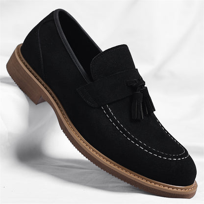 Men's Stylish PU Loafers Casual Dress Shoes for All Seasons