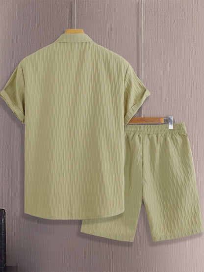Men's Fashion Casual Shirt Suit