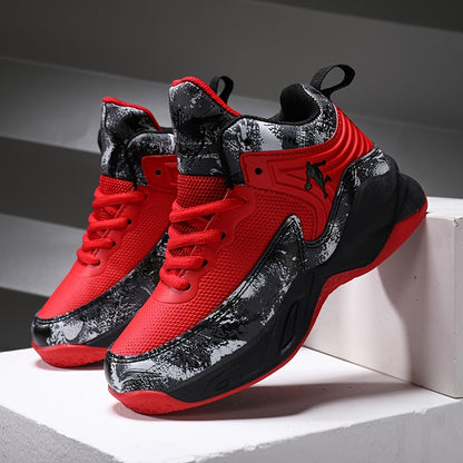 Men's Low-Top Basketball Sneakers | Comfortable Durable Lace-Up Shoes