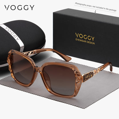 VOGGY Oversized Polarized UV400 Sunglasses for Men and Women