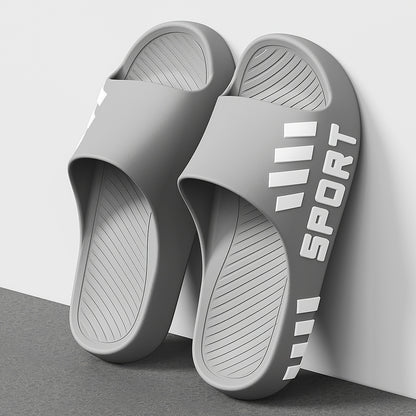 Men'S Stylish Slippers - Non-Slip, Odor-Resistant Summer Beach Sandals | Comfortable EVA Open-Toe Slides, Suitable for Indoor And Outdoor Wear, Summer Sandals - ayq