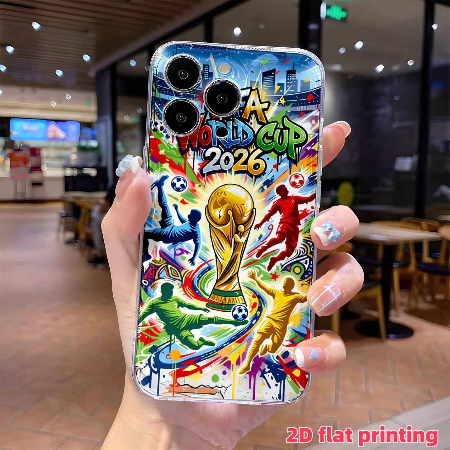 FIFA 2026 World Cup TPU Phone Case for iPhone – Sports Design