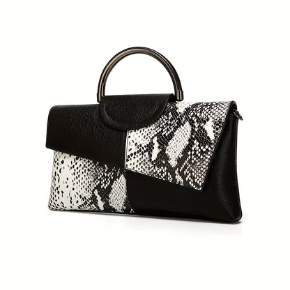 European And Women'S Crocodile Pattern Faux Leather Clutch, Elegant Evening Handbag, Shoulder Bag for Women