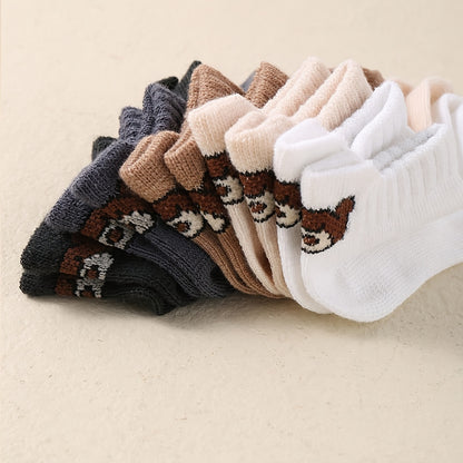 5 Pairs Breathable Knee-Length Socks for Baby Spring Summer - ayq