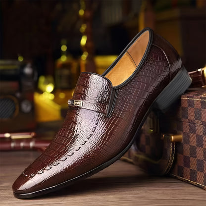 Men's Oxford Dress Shoes - Breathable Low-Top Business & Casual