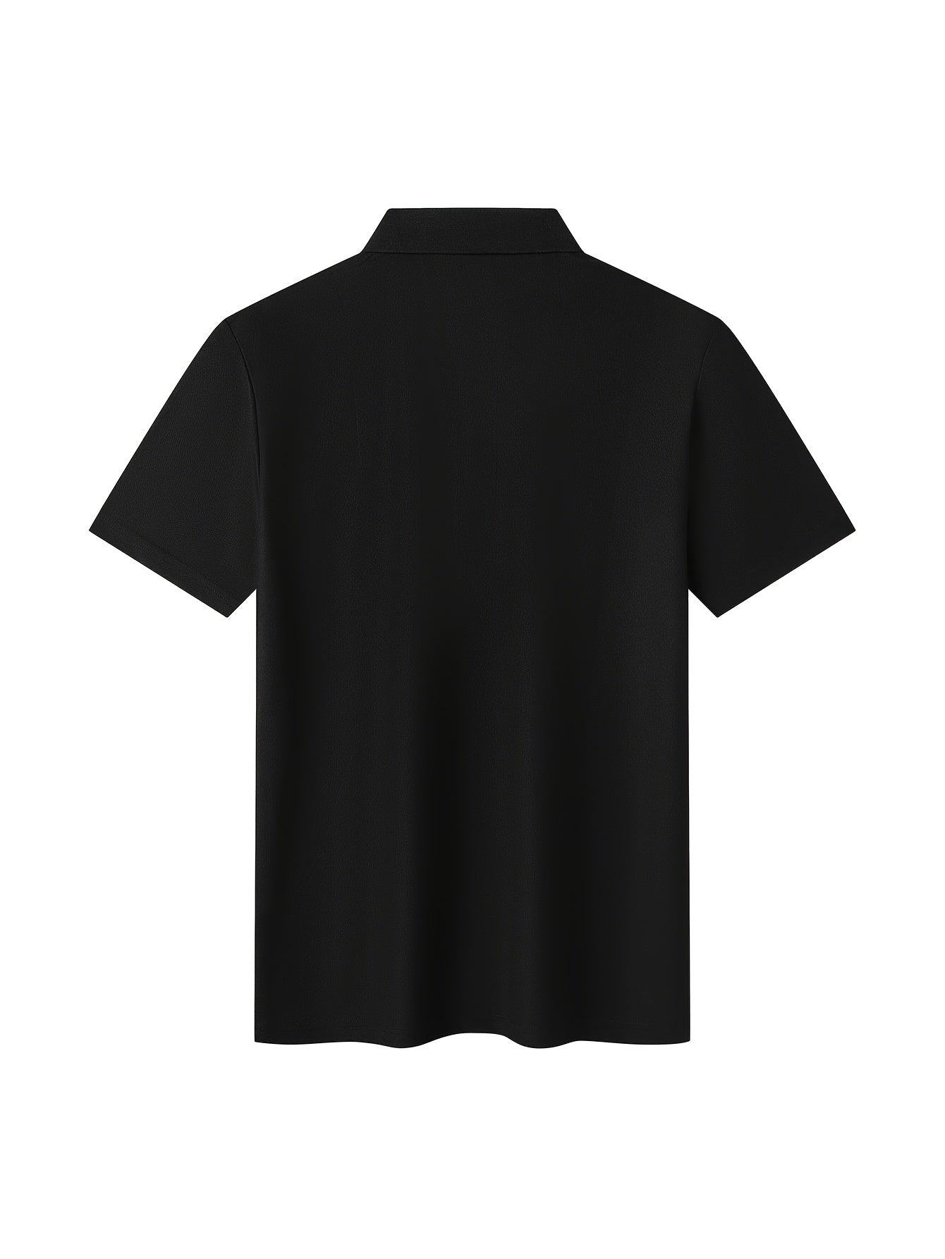 Men's Classic Solid Color Polo Shirt - Summer Casual Slim Fit