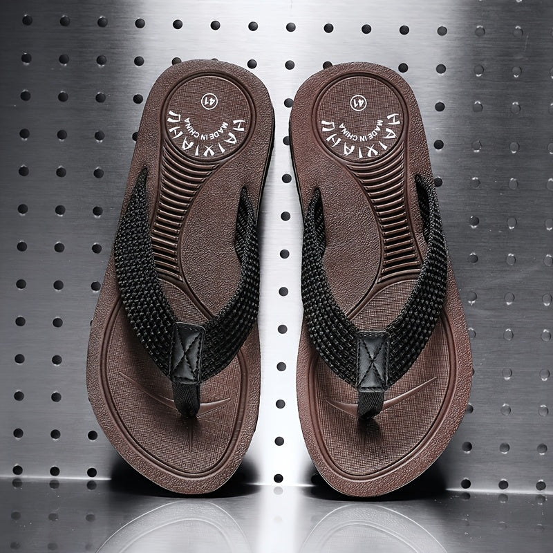 Unisex Classic Fabric Flip-Flops for Outdoor & Daily Wear