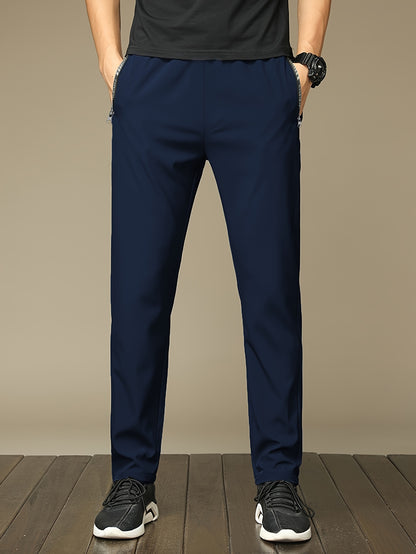 Boys' Versatile Straight Leg Casual Outdoor Pants with Pockets