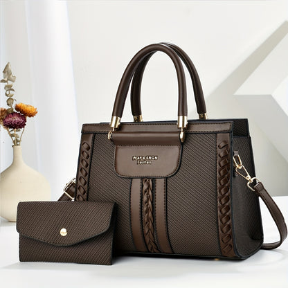 Elegant High-Capacity PU Crossbody Bag for Women