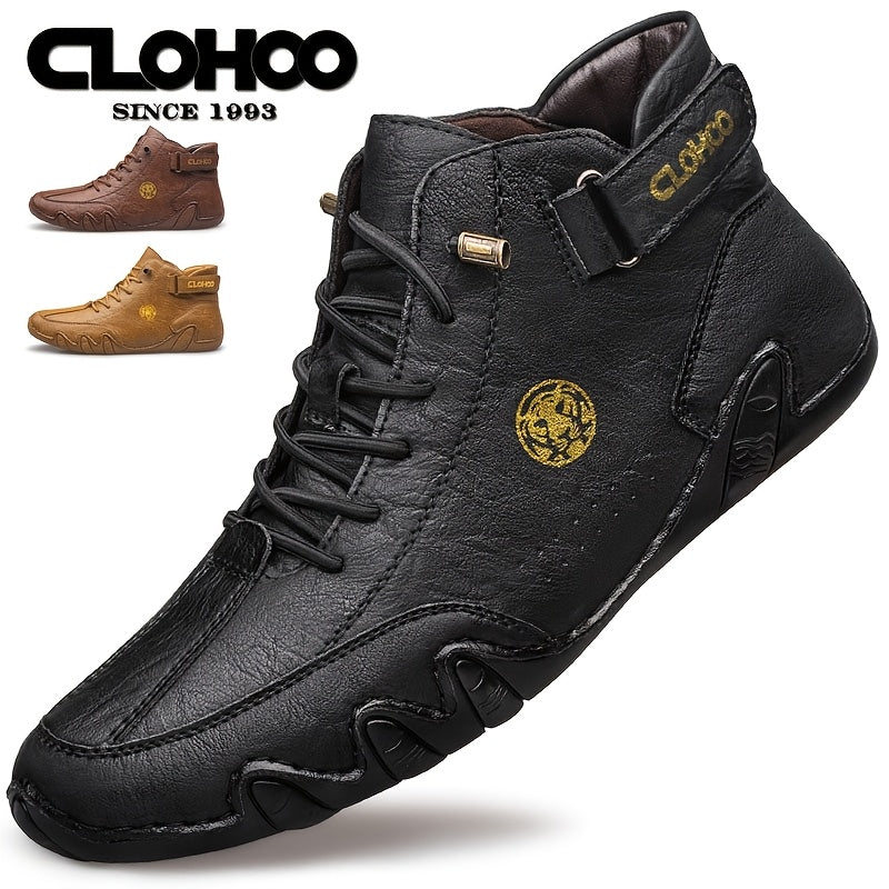 Men's High-Top Casual & Sports Ankle Boots with Rubber Sole