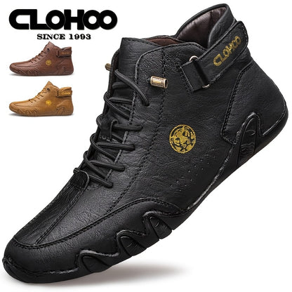 Men's High-Top Casual & Sports Ankle Boots with Rubber Sole
