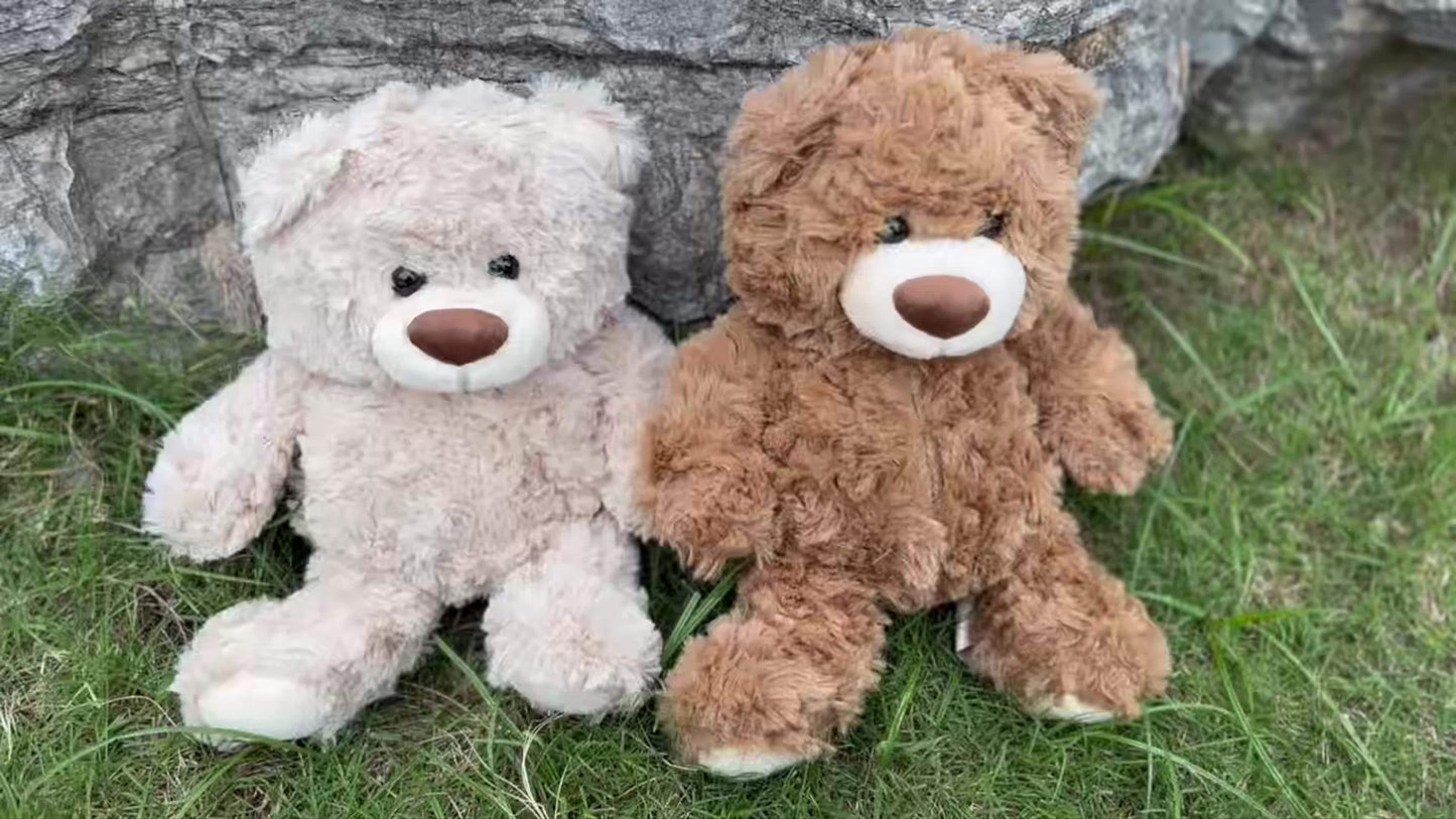 Cute Teddy Bear Plush Toy Deep Brown/Ivory Perfect Valentine's Day or Birthday Gift for Boys and Girls Memorable Keepsake for Car Decor & Gifts