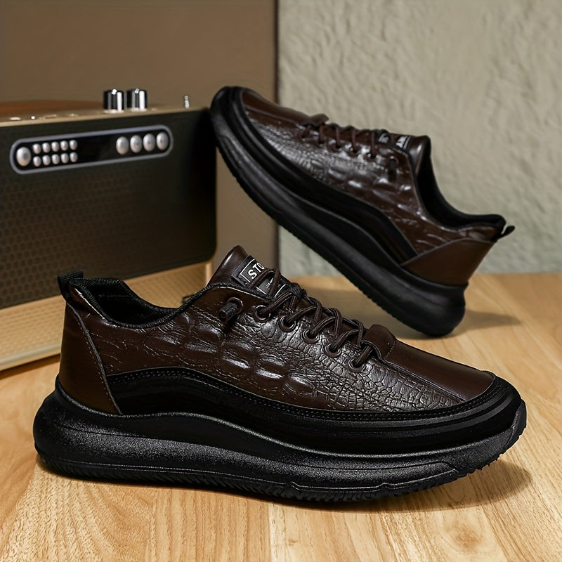 [sneakers] 2025 Men'S New Spring And Autumn Fashion Versatile Soft-Soled Casual Shoes Trendy Outdoor Sports Skate Shoes - ayq