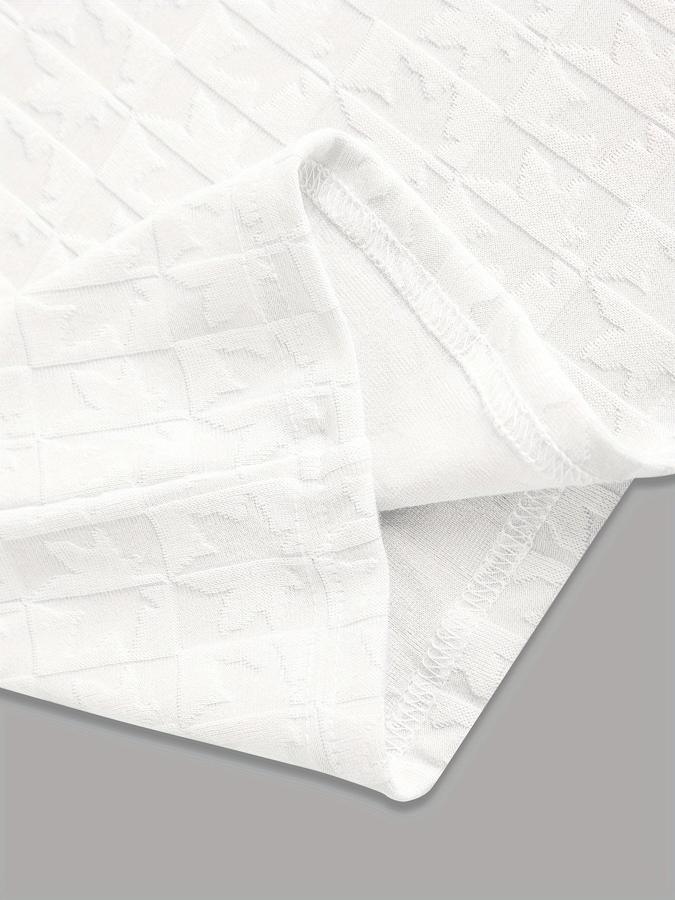 Men'S Long-Sleeve T-Shirt with a Half-High Collar, Casual Jacquard Base Layer for Outerwear, Stylish And High-Quality Top for Autumn And Winter