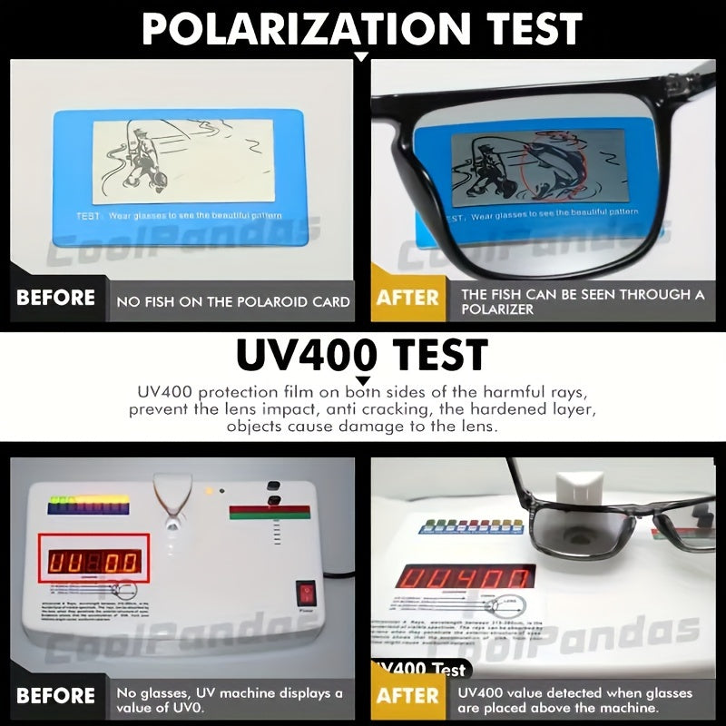 Photochromic Full Rim Sunglasses for Men and Women, UV Protection