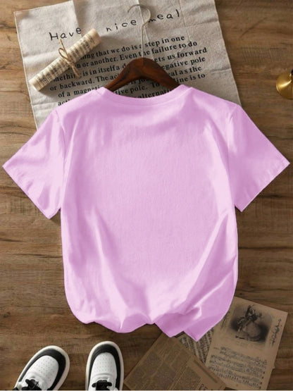 Boys' Cotton Crew Neck Short Sleeve T-Shirt Summer Casual
