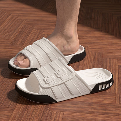 Vintage Wide-Fit EVA Slip-On Slippers for Indoor & Casual Use