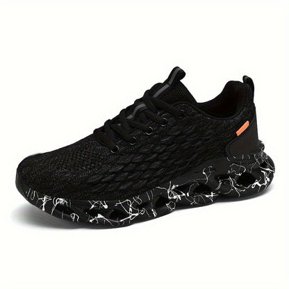 1pair Men'S Preppy Style Mid-Top Sneakers - Solid Color All-Season Casual Athletic Shoes with Lace-Up, Round Toe, Faux Upper, Fabric Inner, Rubber Sole, Fabric Insole