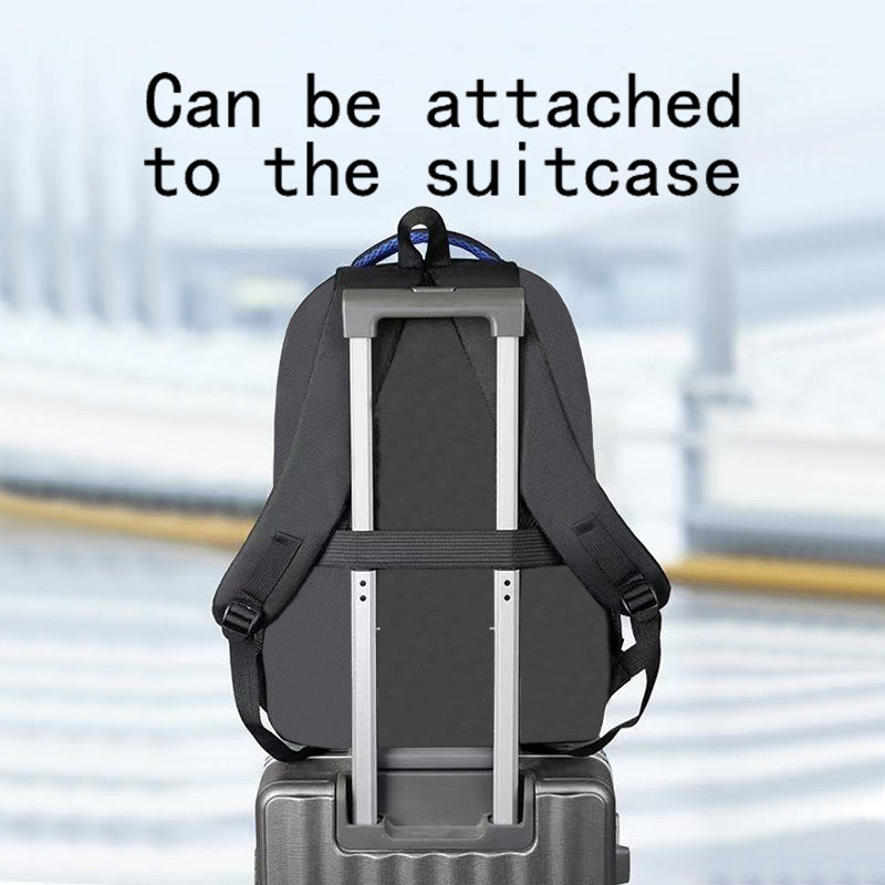 Leisure Backpack - Spring/Summer Universal, Autumn/Winter Simple Backpack, Thoughtful Gift Recommendation, Comfortable Carrying, Lightweight and Effortless, Suitable for Commuting and Various Life Scenarios [Zipper Direction