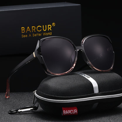 Oversized Gradient Polarized Sunglasses for Men & Women
