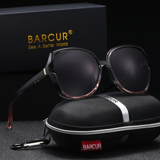 Oversized Gradient Polarized Sunglasses for Men & Women