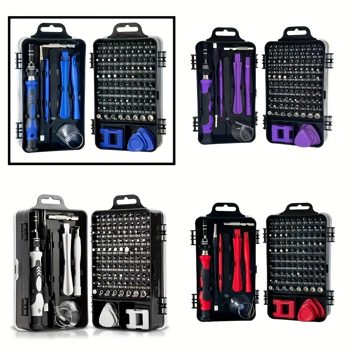 115-In-1 Upgraded Screwdriver Set with Strong Magnet, High Hardness, And Multifunctional Disassembly Tools Including Special-Shaped Drill Bits.