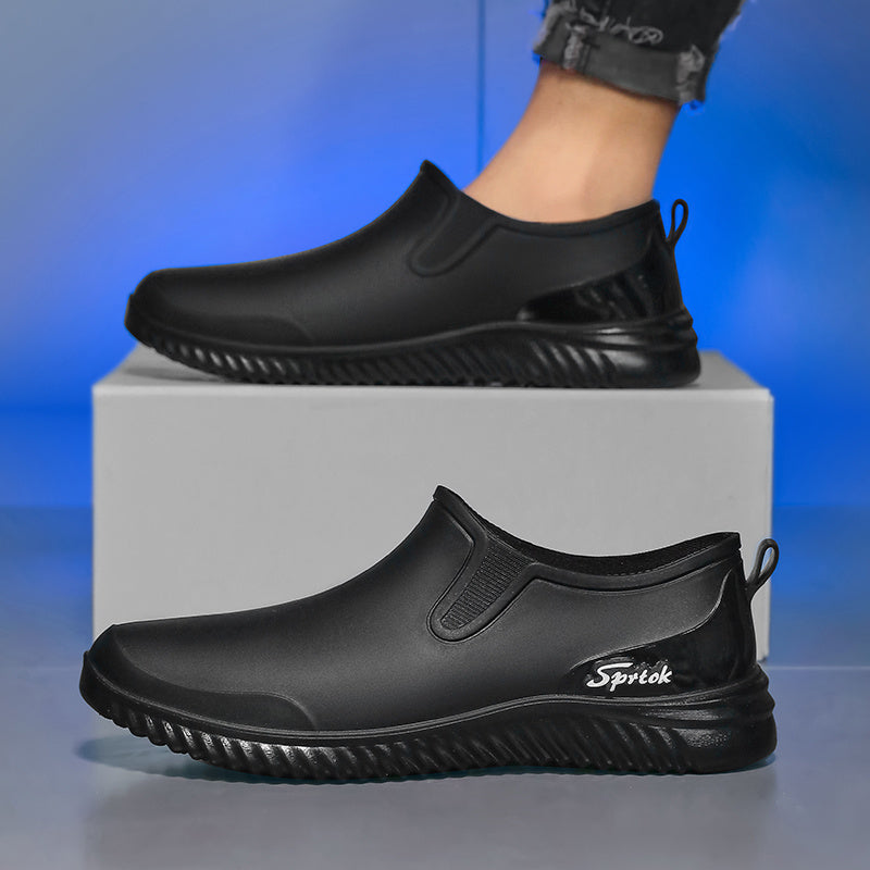 Lightweight Men's Low Cut EVA Rain Boots for All Seasons