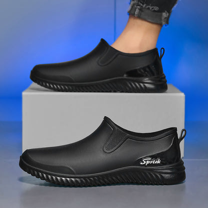 Lightweight Men's Low Cut EVA Rain Boots for All Seasons