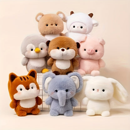 A Cute Collection of Plush Toys Including Bears, Rabbits, Pandas, Elephants, Pigs, And Sheep, Perfect for Events And Party Decorations, Charming Toys for Home Decor, Delightful Gifts for Independence Day, Birthdays, Mother'S