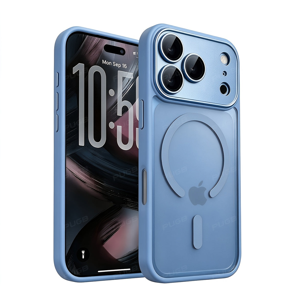Matte Translucent Magnetic Silicone Phone Case for iPhone 18-14 Pro Ma