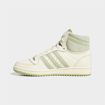 Adidas Women's Clover High-Top Sneakers - Casual Striped Lace-Up Shoes with Synthetic Cover Upper, Breathable Fabric Lining  Durable Rubber Sole for All-Season Wear (GX0815), Comfortable Footwear, Laceup Closure, Everyday Fo