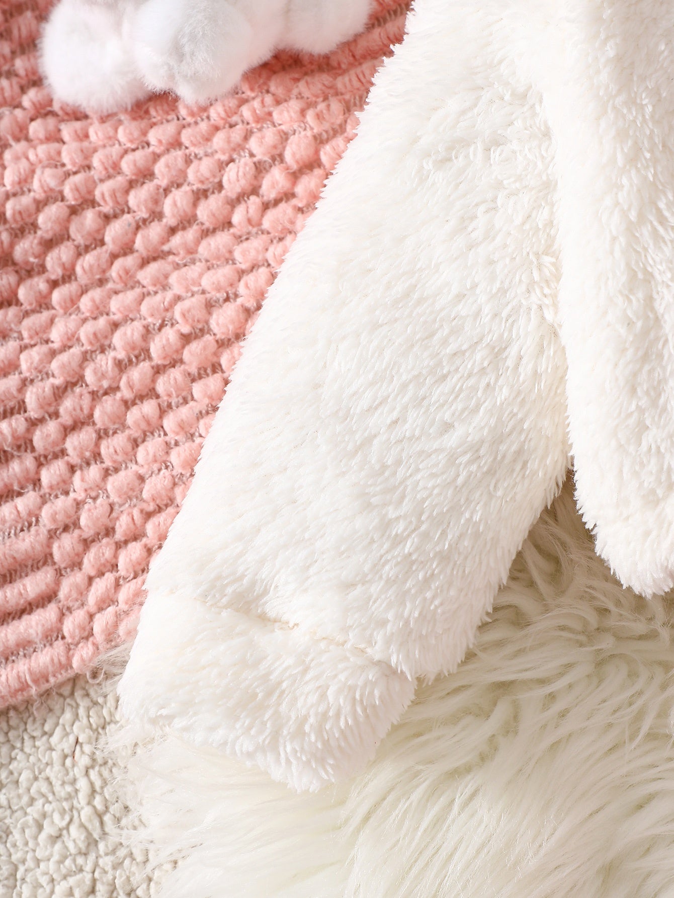 Girls' Cute Cartoon Cat Print Hooded Sweatshirt & Pants Set - Soft Plush Fleece, Pink &, Perfect for Outdoor Play & Daily Wear, Ideal Gift for Newborns, Outdoor Play Clothes, Playful Design, Comfortable Clothing, For Outdoor