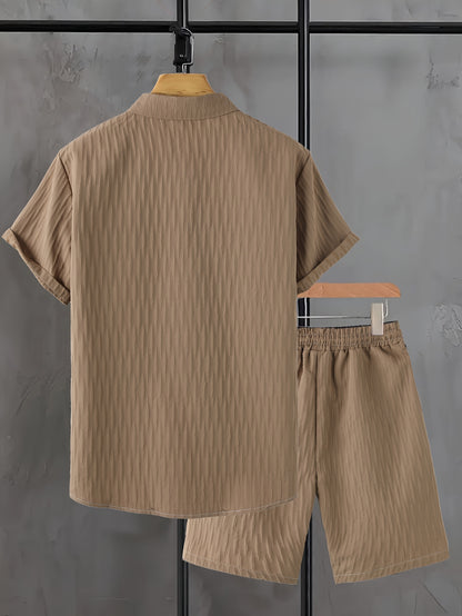 Men's Fashion Casual Shirt Suit