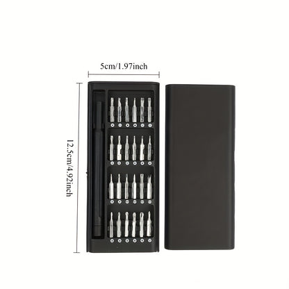 25 in 1 Precision Screwdriver Set, Multifunctional Repair Tool, Household Repair Tool, Suitable for Mobile Phone And Tablet Disassembly, Furniture Repair, Car Repair, Christmas Halloween Birthday Gift