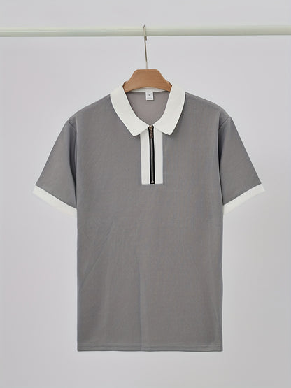 Men's Casual Two-Piece Set - Stretch Comfort Fabric - Suitable for Spring/Autumn Seasons - ayq