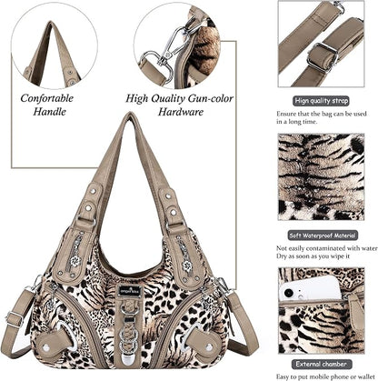 Angelkiss Large Women's Hobo Satchel Shoulder Bag