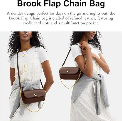 Coach Brook Women's Chain Flap Crossbody Bag
