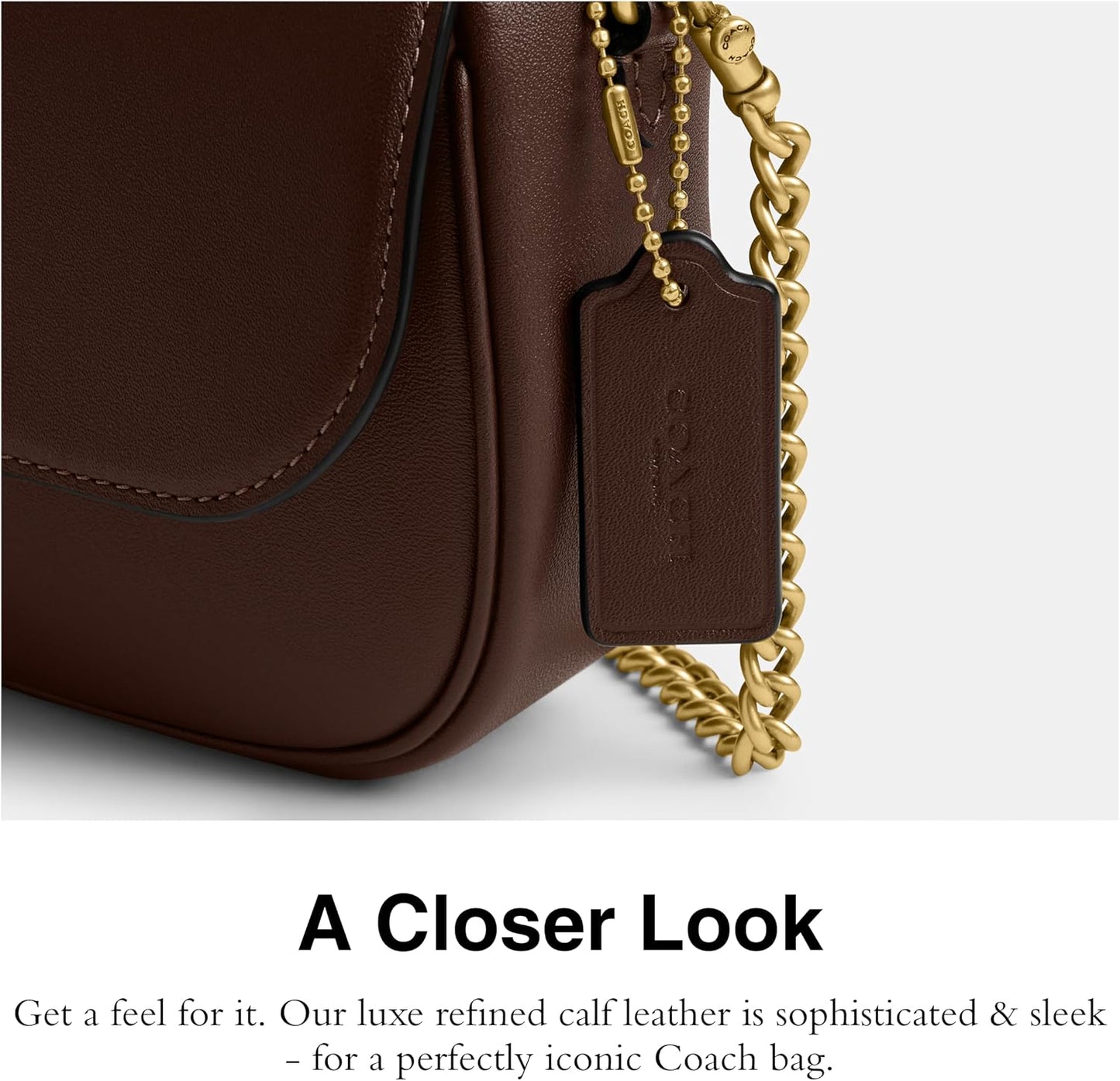 Coach Brook Women's Chain Flap Crossbody Bag
