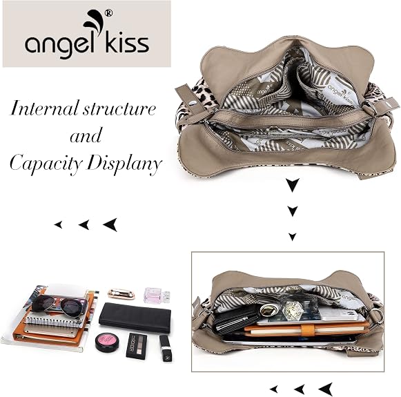 Angelkiss Large Women's Hobo Satchel Shoulder Bag