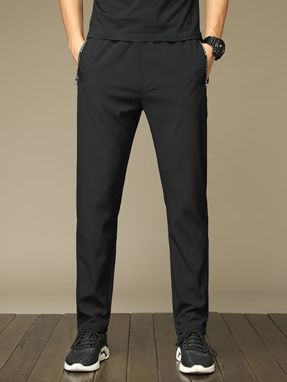Boys' Versatile Straight Leg Casual Outdoor Pants with Pockets