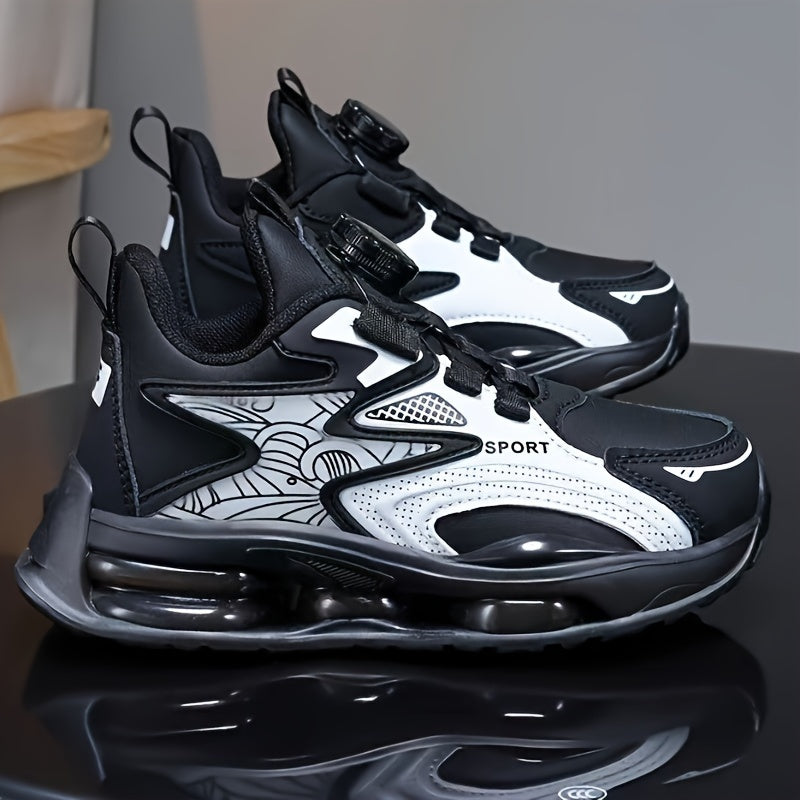 New Fashionable Sports Casual Shoes High Quality Easy Twist Button Anti-Slip Jelly Sole Campus Running Shoes Spring and Autumn Collection