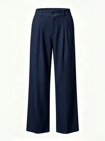 Men's Linen Casual Trousers, Lightweight Breathable All-Season