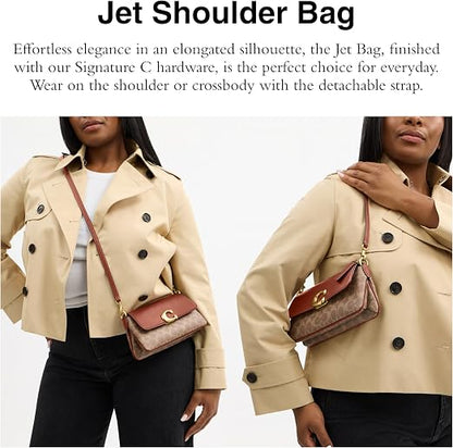 Women's Jet Shoulder Bag in Refined Calf Leather